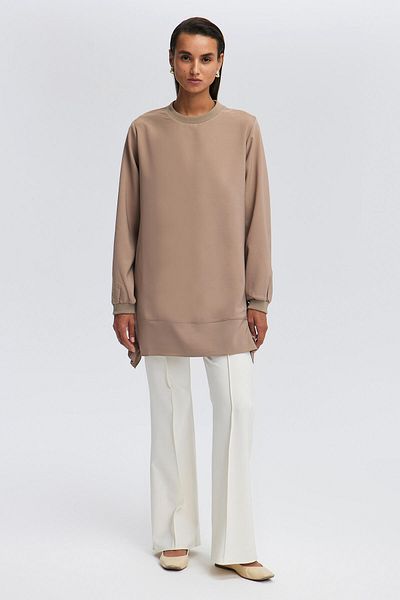 Touché Privé Crepe Tunic - Ruffle Detail