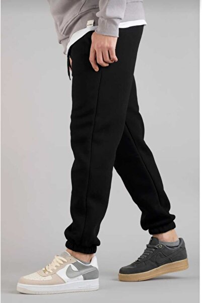 DeYz Ανδρικό Jogger Basic Φούτερ Μαύρο