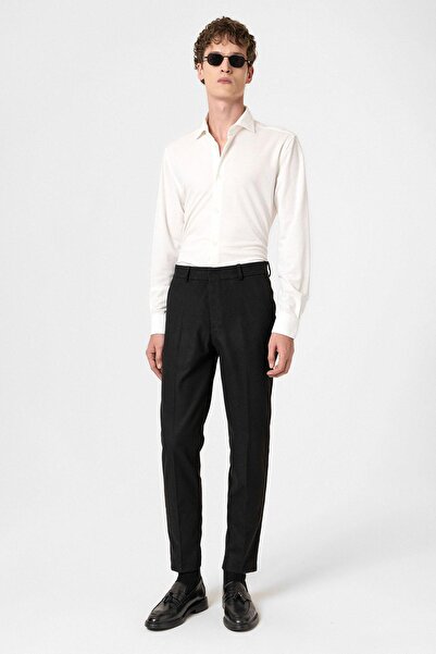 Antioch Black High Waist Classic Men's Trousers