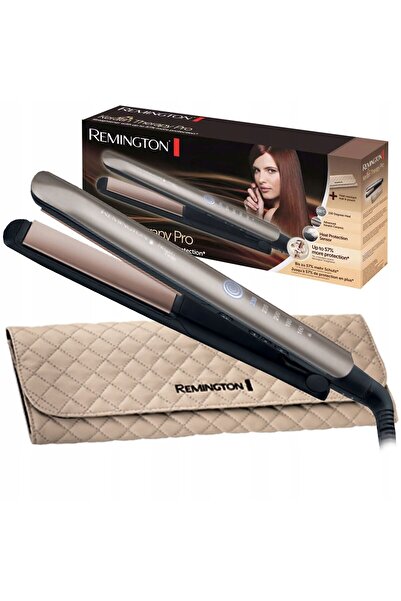 Remington S8590 كيراتين ثيرابي برو مكواة فرد الشعر بزيت اللوز مع تأثير مثالي