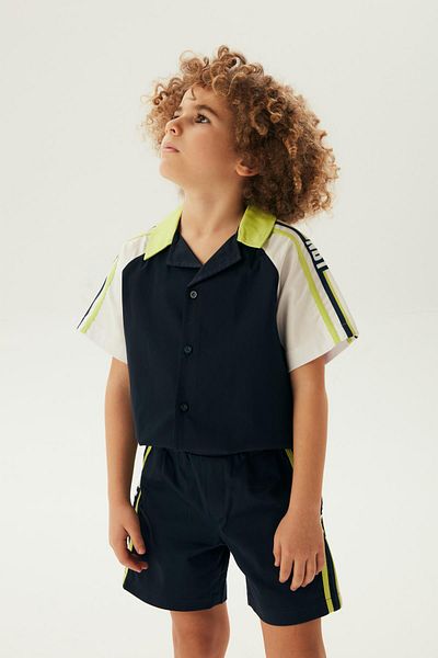 Nebbati Bg Store Boys' Navy Blue Shorts