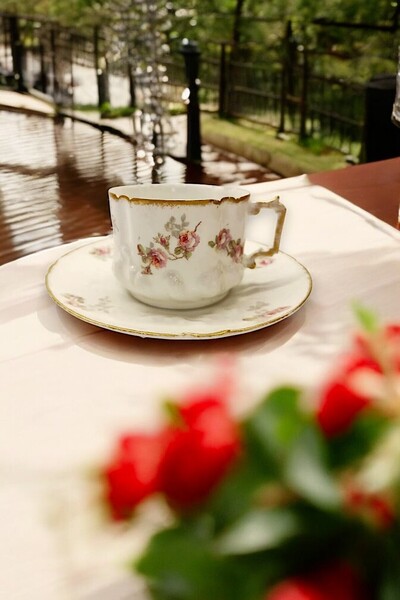 EXEDRA France Li?moges Altin Püskürtme Çay Fi?ncan