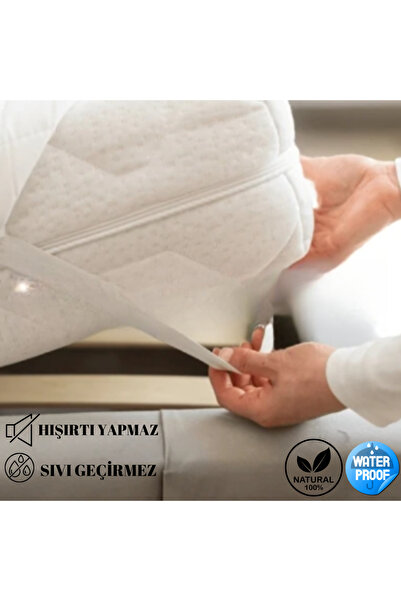 ROKO VİLLA Covoraș pentru saltea - PROTECTOR DE SALTEA IMPERMEABIL CU 4 COLTE...