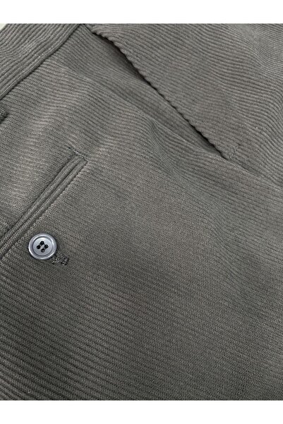 DostumGiyim Erkek Klasik Kesim Içi Polarlı Kahverengi -lacivert- Gri Kadife Pantolon Özel Büyük Bedn