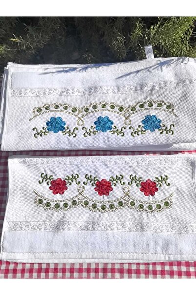 Peacock Вишитий, підходить для весільного приданого, подарунковий рушник для рук, 100% бавовна