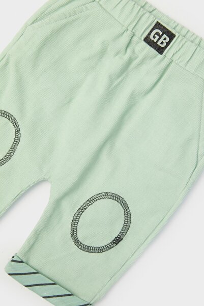 Layette Bg Store Baby Boy Green Pants 23Fw0Lt8203