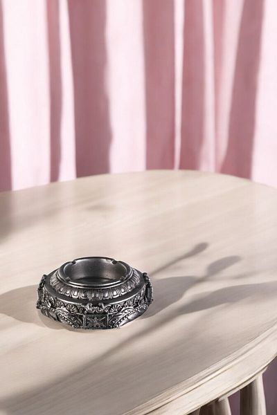 Evene Ashtray Silver Antique Ash Tray Decorative Ashtray Model 2