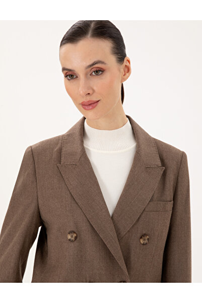 Pierre Cardin Vizon Regular Fit Yün Ceket 50294231-VR052