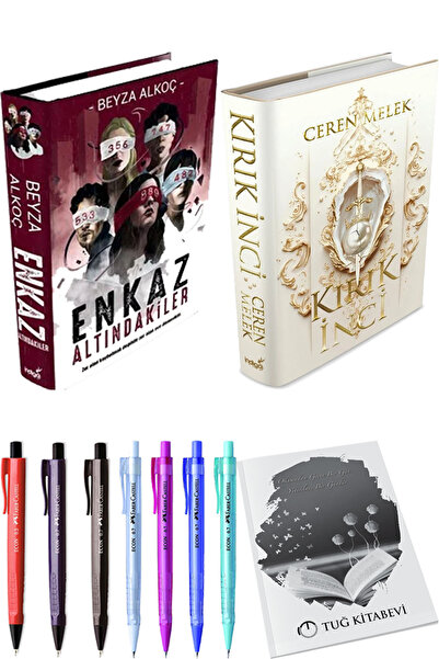 İndigo Kitap Enkaz Altındakiler Ciltli ve Kırık İnci Ciltli + Hediyeli