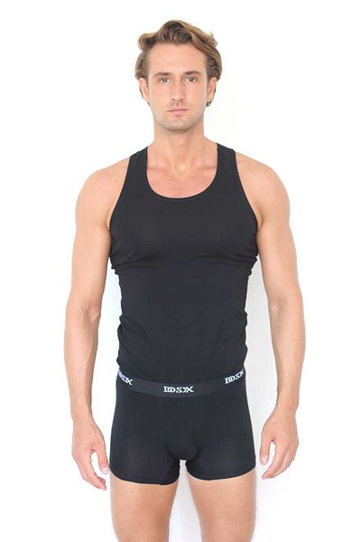 DOSXX Active Combed Cotton 1St Quality Cotton Elastane Lycra Men's Underwear Set Groom Dowry Bundle Boxer Singlet Set