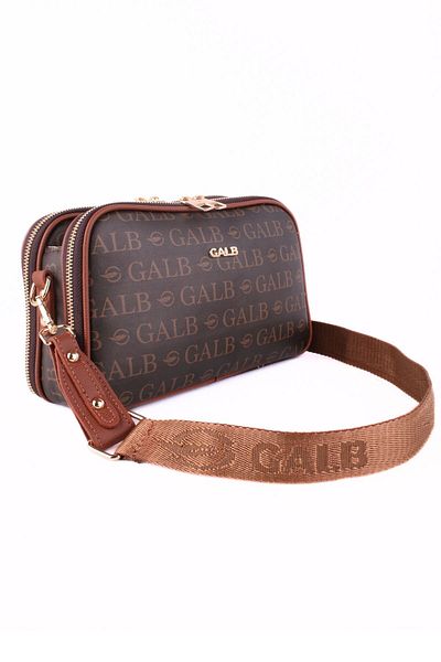 GALB LEATHER Women's Shoulder Bag with Wallet and Gift, 5 Compartments, Wide Strap, Suitable for Daily Use, Price