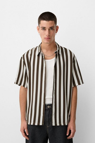 Bershka Short Sleeve Regular Fit Shirt