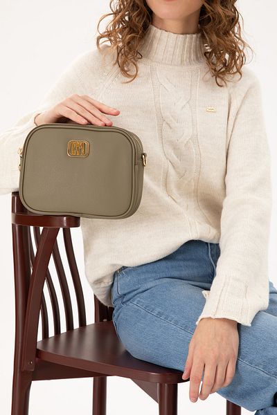 U.S. Polo Assn. Women's Khaki Crossbody Bag 50300287 -Vr027
