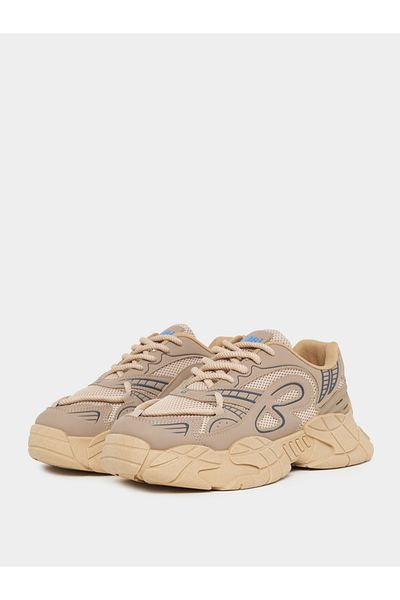 Styli Color Block Abstract Print Sneakers