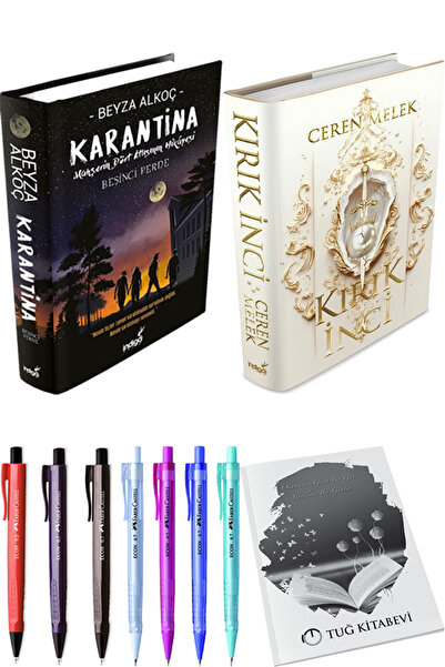 İndigo Kitap Karantina 5 Ciltli ve Kırık İnci Ciltli + Hediyeli