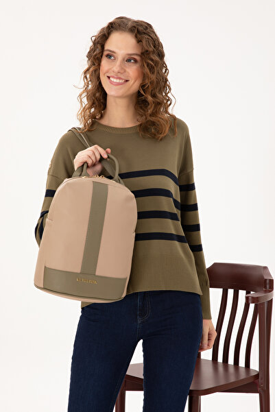 U.S. Polo Assn. Women's Cream Backpack 50300290-Vr071