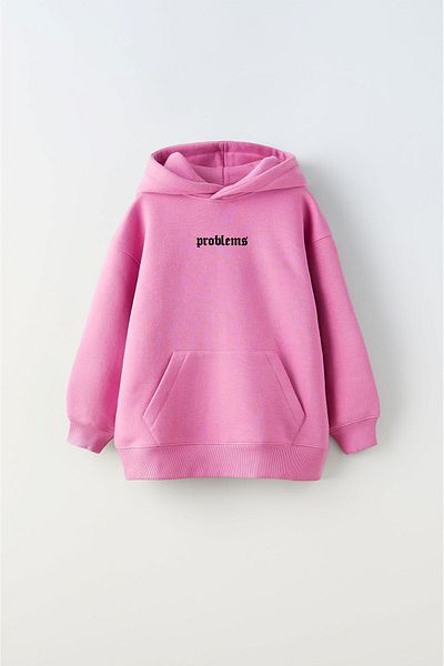 The Champ Clothing Детски суитшърт с качулка и вътрешен капак, полар, с щампа на статуи и писмени проблеми