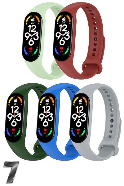 PUFWİN مجموعة Xiaomi Mi Band 7 المتوافقة مع 5 نطاقات