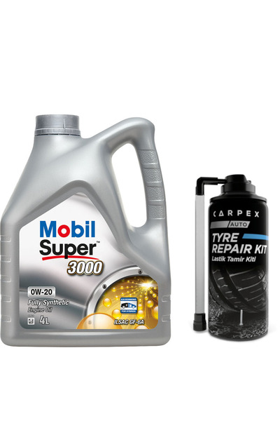 Mobil Super 3000 0W20 Motor Yağı 4L ÜT:2024