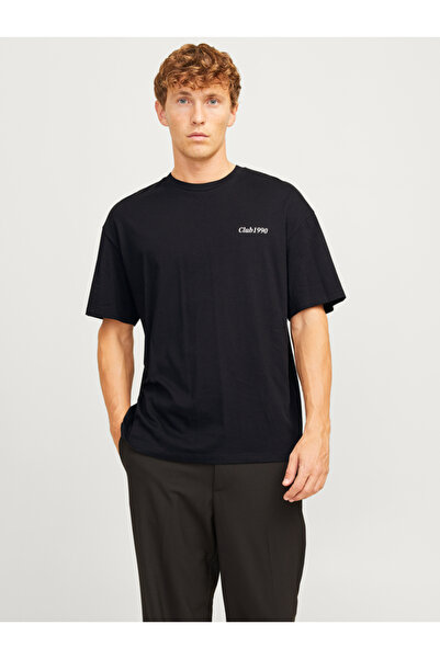 Jack & Jones T-Shirt mit weiter Passform und Grafikdruck auf der Rückseite