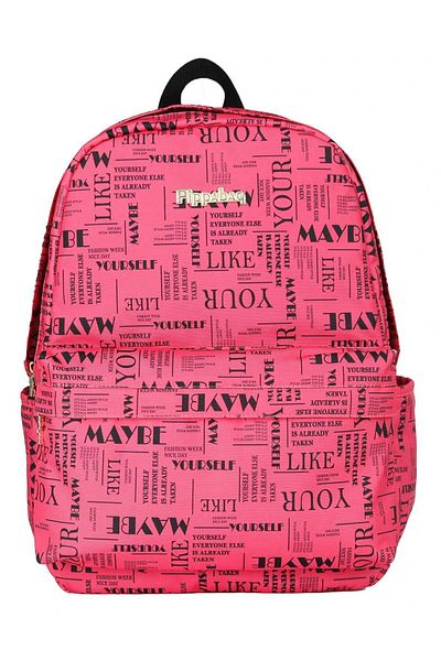 Pippa Maybe Red School Travel and Casual Backpack with Laptop Compartment - Women