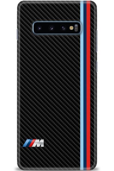 MRCİLETİSİM Samsung Galaxy S10 Plus Kılıf HD Baskılı Kılıf - BMW + Tam Ekran ...