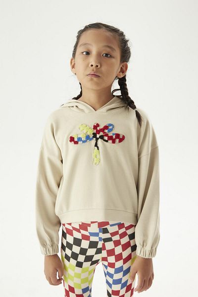 Tyess Bg Store Béžová mikina pro dívky 23Fw0Tj4423