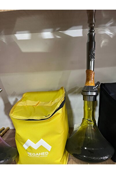 MEGAHED Çantalı kaliteli büyük nargile set