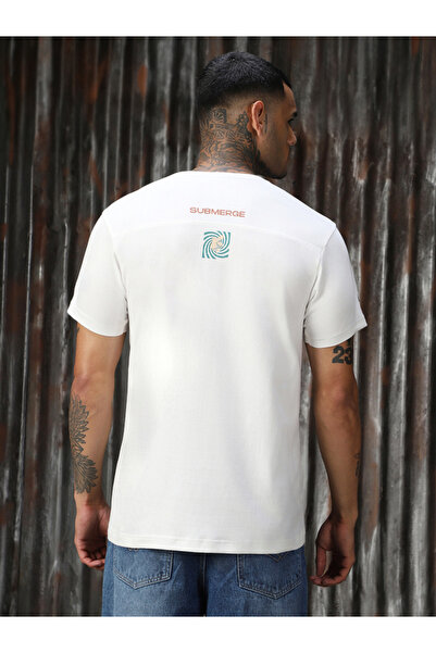 High Star By Styli Graphic Print Cotton Regular Fit T-Shirt