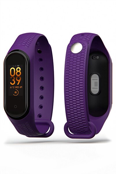 PUFWİN Xiaomi Mi Band 3 4 Uyumlu Balık Sırtı  Silikon Kordon