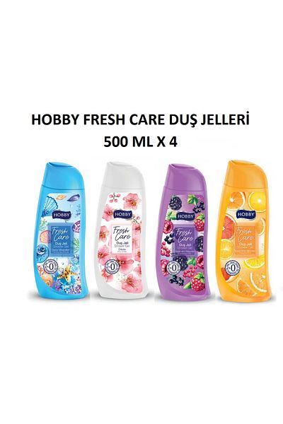 Hobby Fresh Care Shower Gel Series (Alcohol, Silicone, Paraben Free)