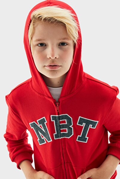 Nebbati Bg Store Boys' Red Sweatpants Tops 23pfwnb3403