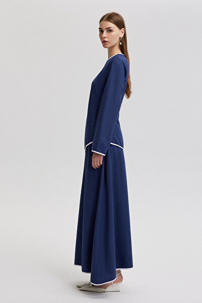 Touché Privé Linen Set - Contrast Piping Detail