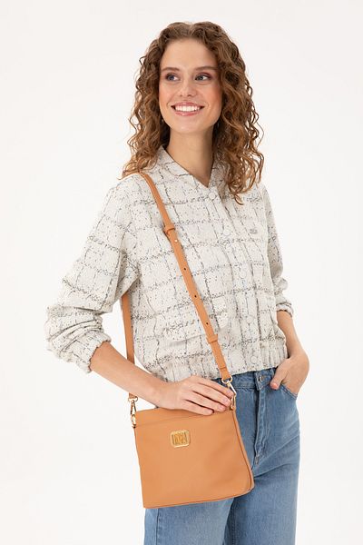 U.S. Polo Assn. Women's Tan Crossbody Bag 50300282 -Vr099