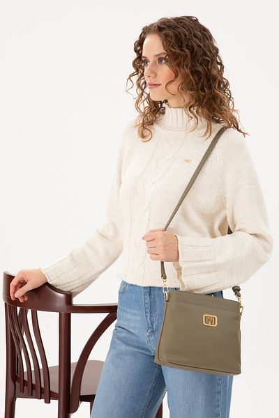U.S. Polo Assn. Women's Khaki Crossbody Bag 50300282 -Vr027