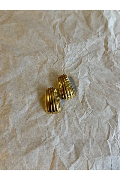 shop Vintage Gold Steel Earring