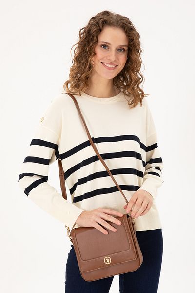 U.S. Polo Assn. Women's Tan Crossbody Bag 50300332 -Vr099