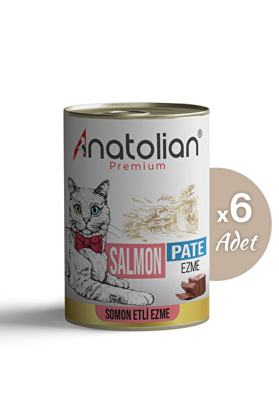 Anatolian premium Adult Salmon Pate Somonlu Yetişkin Ezme Kedi Konservesi 400...