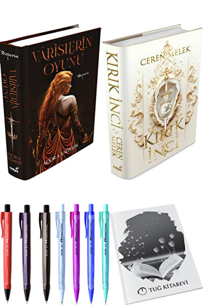 İndigo Kitap Varislerin Oyunu Ciltli ve Kırık İnci Ciltli + Hediyeli