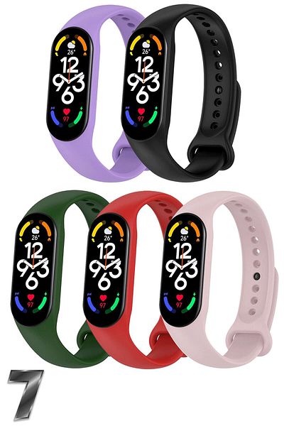 PUFWİN مجموعة Xiaomi Mi Band 7 المتوافقة مع 5 نطاقات