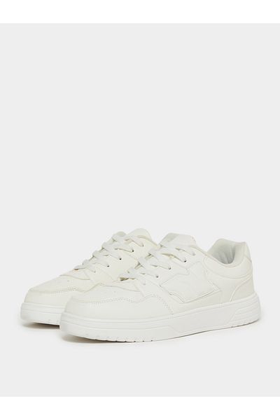 Styli Graphic Patch Work Lace Up Platform Sole Sneakers
