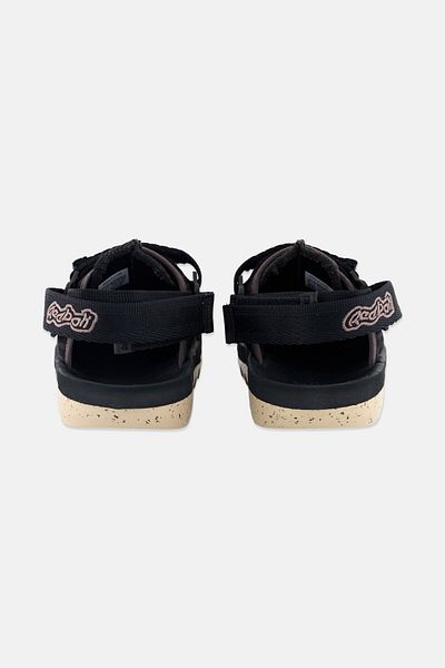 Reebok Men Beatnik Velcro Closure Sandals, Black