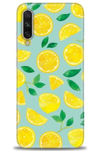 MRCİLETİSİM Xiaomi Mi A3 Kılıf HD Baskılı Kılıf - Limon Dilimleri + Tam Ekran...