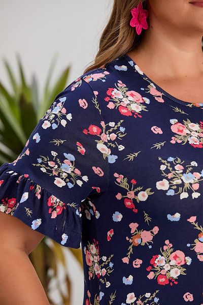 Hermevsim Wearon Dora - Φόρεμα με μπολ μεγάλου μεγέθους Navy Blue