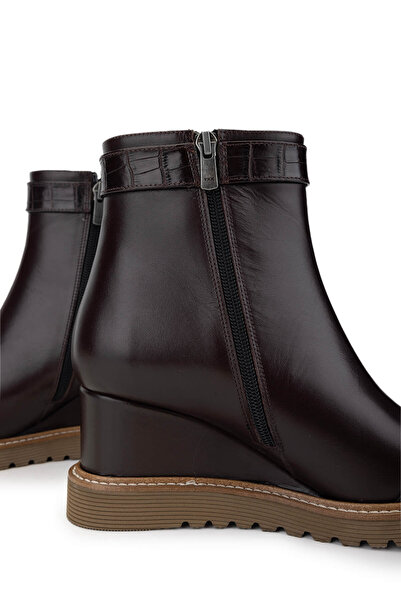 Tamer Tanca Kadın Hakiki Deri Kahverengi Casual Bot