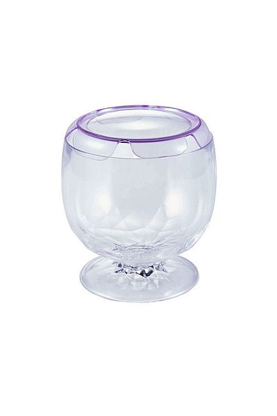 Ista Stylish Display Case - Round Tank - Purple Zrnet