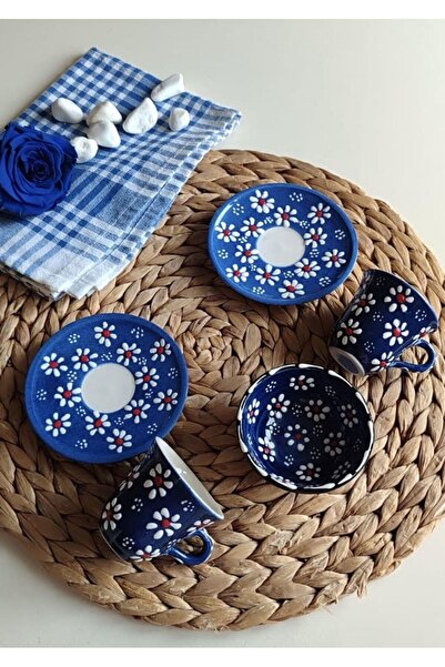 Den Tasarım Hediyelik Anneler Günü Özel Papatya Çiçek Desenli 2kişilik El Işl...