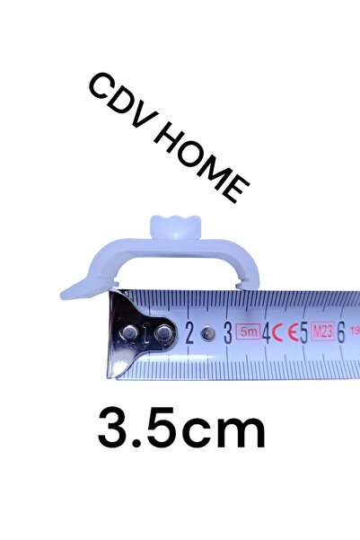 CDV HOME Stor Zebra Perde Dar Kasa 3,5 cm [ 20 ADET ] Pratik Kornişe Takma Ta...
