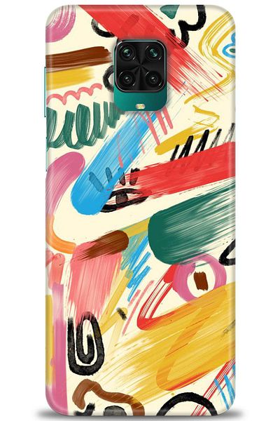 MRCİLETİSİM حافظة هاتف Xiaomi Redmi Note 9S مطبوعة بدقة عالية - فن
