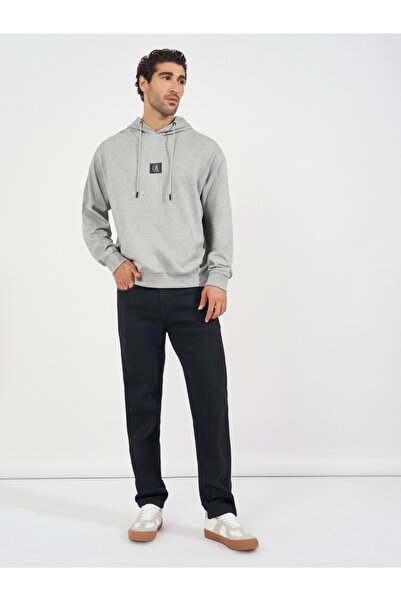 Styli Minimal Print Relaxed Fit Hoodie